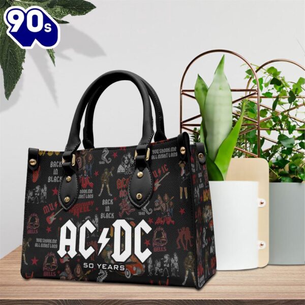 ACDC Member Tour Music 2024 Leather HandBag  Gift For Christmas