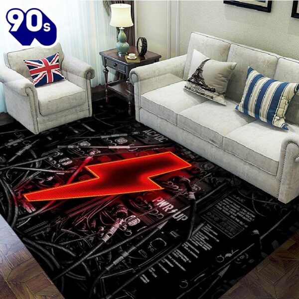 Merry Christmas  ACDC Merry Christmas Custom Rug Carpet