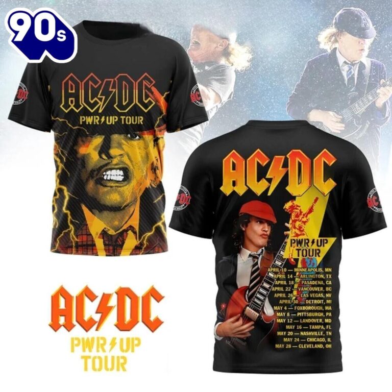 ACDC Power Up Tour 2025 Limited Edition Shirt - Musicdope90s