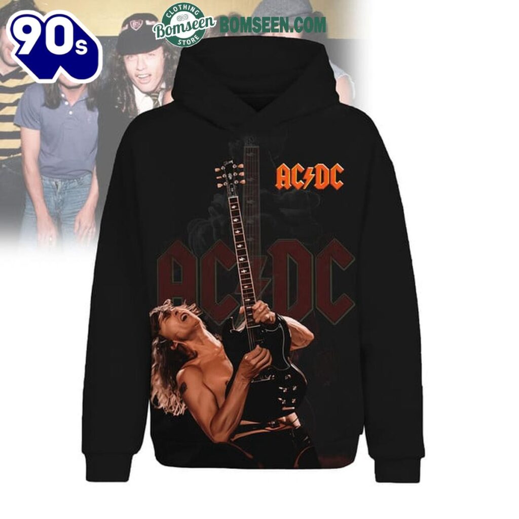 ACDC Pwr Up Tour 2025 All The Schedule Hoodie T-Shirt - Musicdope90s