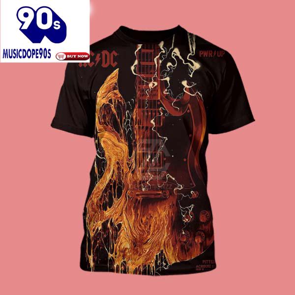 ACDC Pwr Up Tour 2025 Angus Guitar Merch At Acrisure Stadium In Pittsburgh On May 8 2025 Shirt ACDC Pwr Up Tour 2025 Angus Guitar Merch At Acrisure Stadium In Pittsburgh On May 8 2025 Shirt