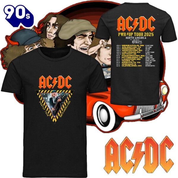 ACDC Pwr up Tour 2025 Unisex T-Shirt