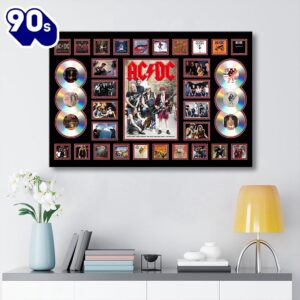 ACDC Rectangle Canvas With Inner…