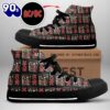 Acdc Rock Band, Acdc Higway To Hell, Acdc High Top Canvas Shoes  For Fans