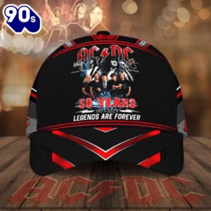 ACDC Rock Band Merchandise, ACDC 50years, ACDC Classic Cap Gift Summer