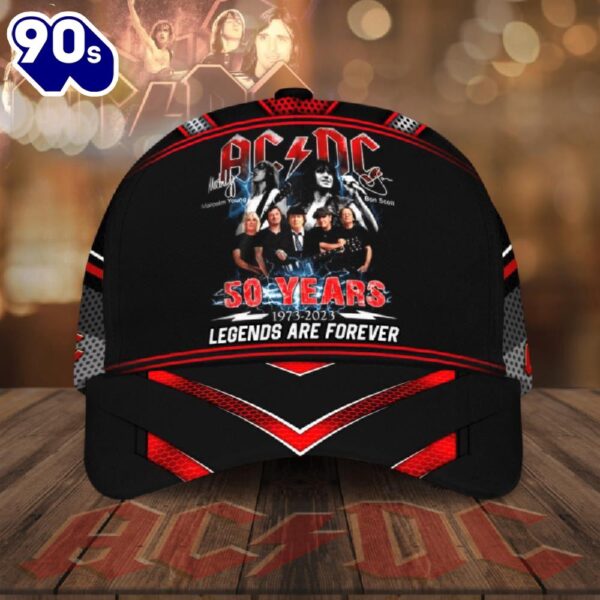 ACDC Rock Band Merchandise, ACDC 50years, ACDC Classic Cap Gift Summer