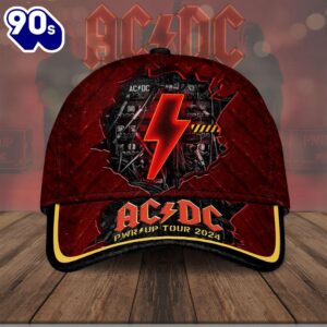 ACDC Rock Band Merchandise, ACDC Power Up 2025, ACDC Classic Cap Gift Summer