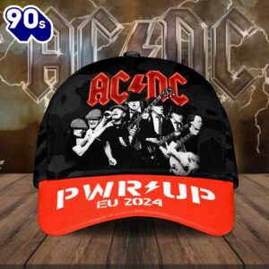 ACDC Rock Band Merchandise, ACDC PWR UP 2025 ACDC Classic Cap Gift Summer
