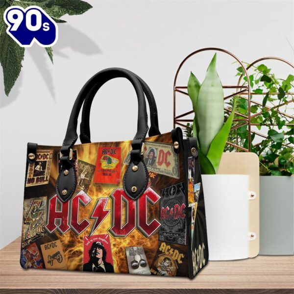 ACDC Rock Band Summer Leather HandBag  Gift For Christmas