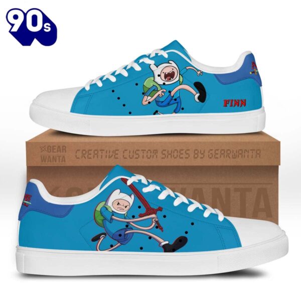 Adventure Time Finn  Stan Shoes Gift For Your Kid