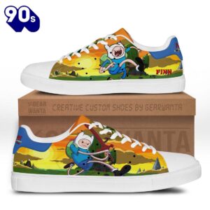 Adventure Time Finn Stan Smith Shoes Gift For Your Kid