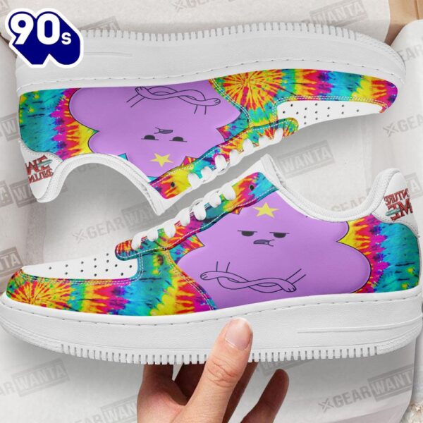 Adventure Time Lumpy Space Princess Air Sneakers Custom Tie Dye Style