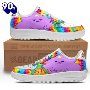 Adventure Time Lumpy Space Princess Air Sneakers Custom Tie Dye Style