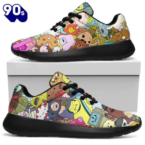 Adventure Time Sneakers Sporty Shoes Funny Gift Idea