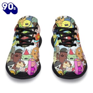 Adventure Time Sneakers Sporty Shoes Funny Gift Idea