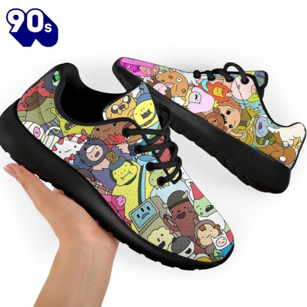 Adventure Time Sneakers Sporty Shoes Funny Gift Idea