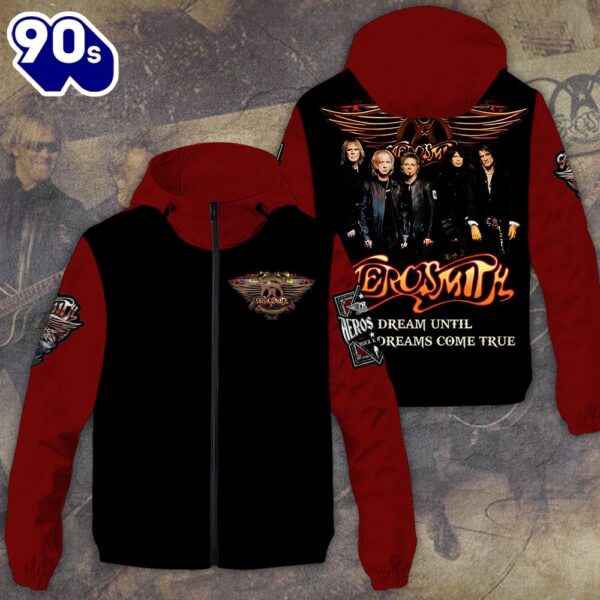 Aerosmith 3D Windbreaker Jacket For Man And Women