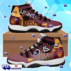 AFL Brisbane Lions Air Jordan 11 Shoes