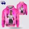 African American Women I Am A Fighter Breast Cancer Pink Hoodie