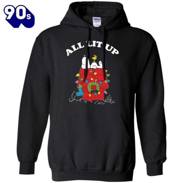 Agr Peanuts By Schulz Snoopy Christmas Hoodie