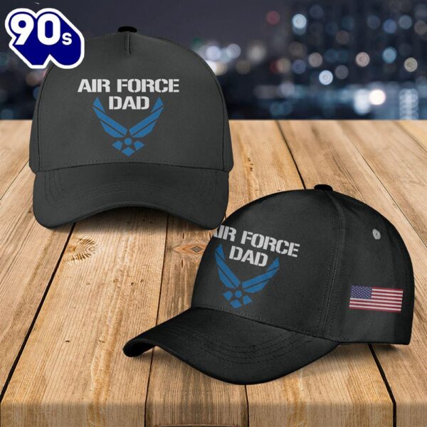 Air Force Dad Baseball Cap  Gift For Veteran Day