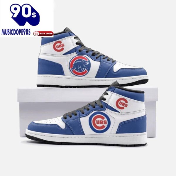 Air JD Hightop Shoes MLB Chicago Cubs Simple Style Air Jordan 1 High Sneakers For Men Women