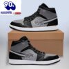 Air JD Hightop Shoes NBA San Antonio Spurs Black Silver Air Jordan 1 High Sneakers For Men Women