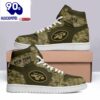 Air JD Hightop Shoes NFL New York Jets Camo Air Jordan 1 High Sneakers For Men