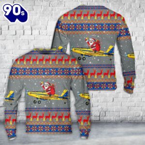 Air Tractor At-500 Family Christmas Aop Sweater