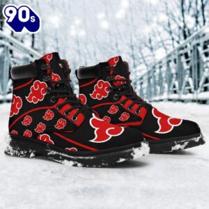 Akatsuki Boot Shoes Custom For NRT Anime Fan