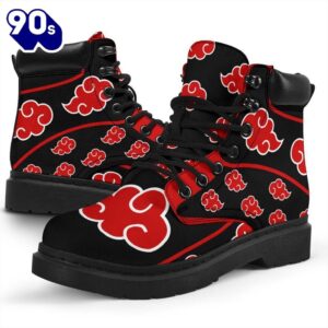 Akatsuki Boot Shoes Custom For NRT Anime Fan