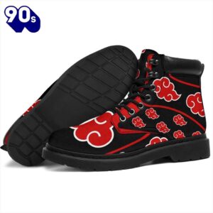 Akatsuki Boot Shoes Custom For NRT Anime Fan