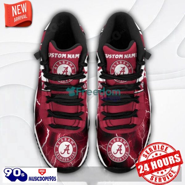 Alabama Crimson Tide Air Jordan 11 Custom Name Shoes For Men Women