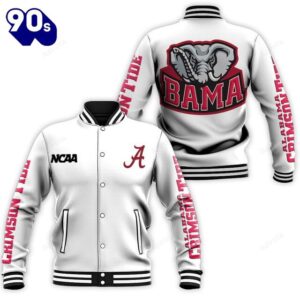 Alabama Crimson Tide Baseball Jacket Shirt