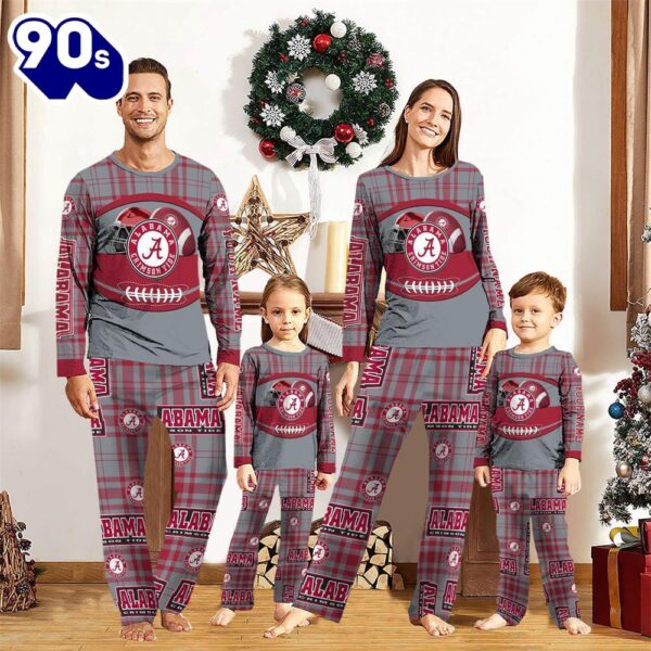 NCAA Family Pajama Sets  Alabama Crimson Tide Pajamas Personalized Your Name