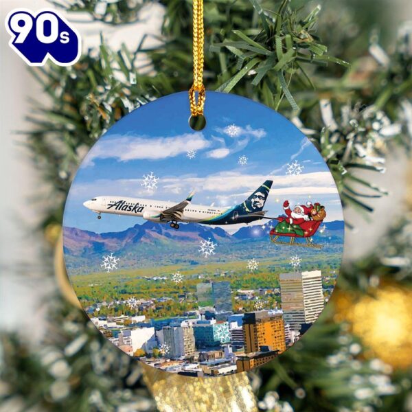 Alaska Airlines Boeing 737-900ER Ceramic Ornament