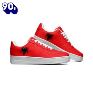 Albania Flag Air Force Shoes…