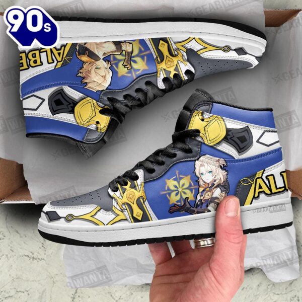 Albedo Genshin Shoes Custom For Fans Sneakers