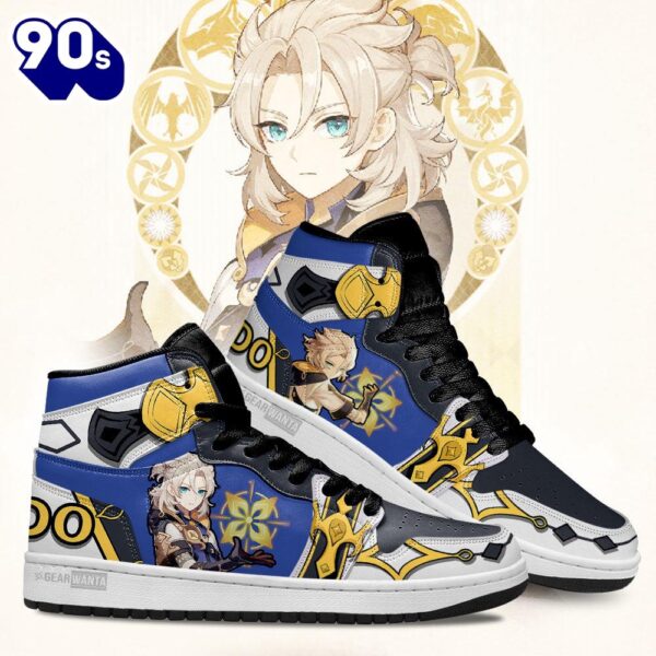 Albedo Genshin Shoes Custom For Fans Sneakers