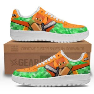 Alex Minecraft Custom Air Sneakers