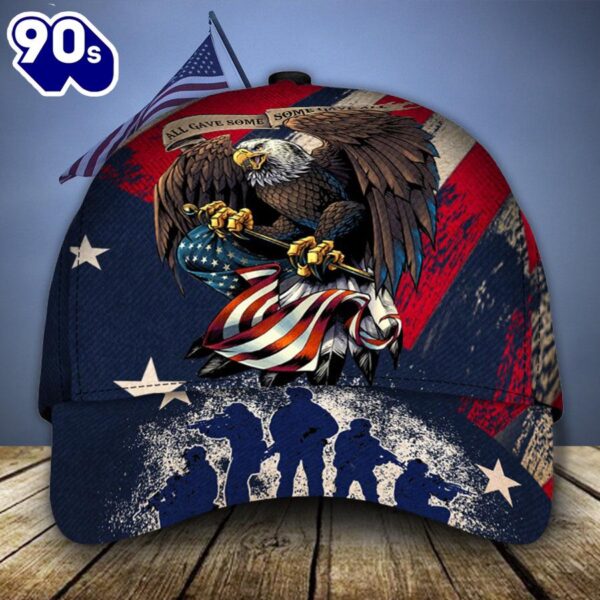 All Gave Some Eagle American Veteran Classic Cap  Gift For Veteran Day