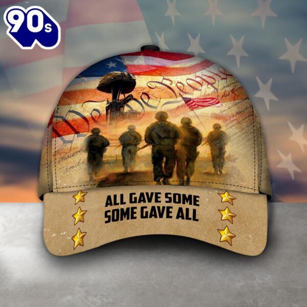 All Gave Some Some Gave All Veteran Cap  Gift For Veteran Day