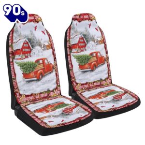 All Roads Lead Home For Christmas Seat Cover Cars Gift Xmas