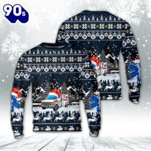 Ambulance Christmas Aop Sweater 1