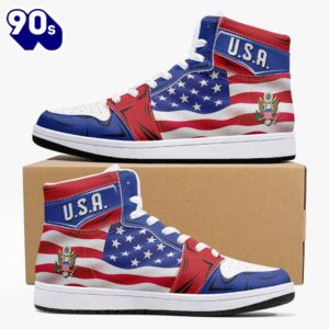 American Flag JD1 Sneakers Custom Country