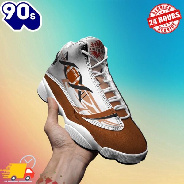 American Football Brown And White Air Jordan 13 Sneaker