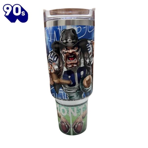 American Football Gridiron Glory 40 oz Travel Tumbler with Handle