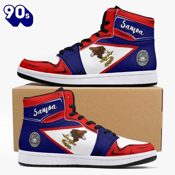 American Samoa Flag JD1 Sneakers Custom Country