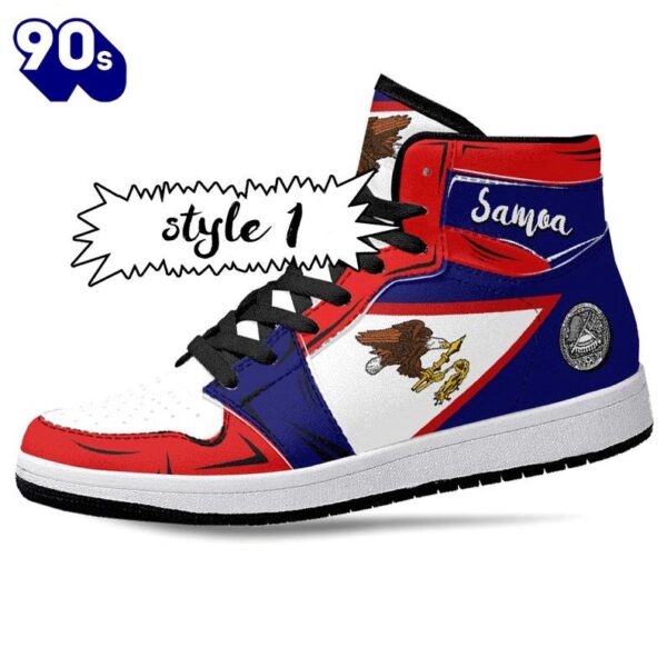 American Samoa Flag JD1 Sneakers Custom Country