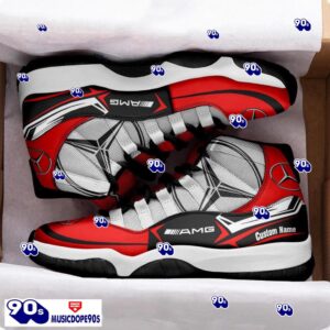 AMG Custom Name Air Jordan 11 Sneakers Vintage Shoes